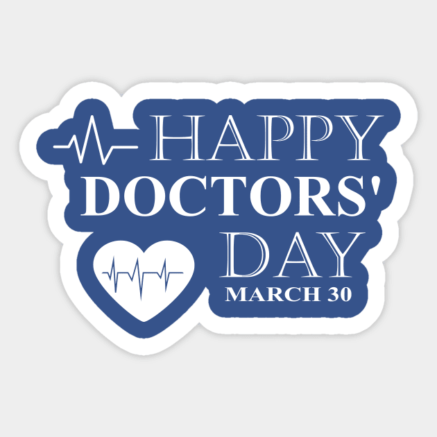 Happy Doctors' Day Sticker by AnjPrint